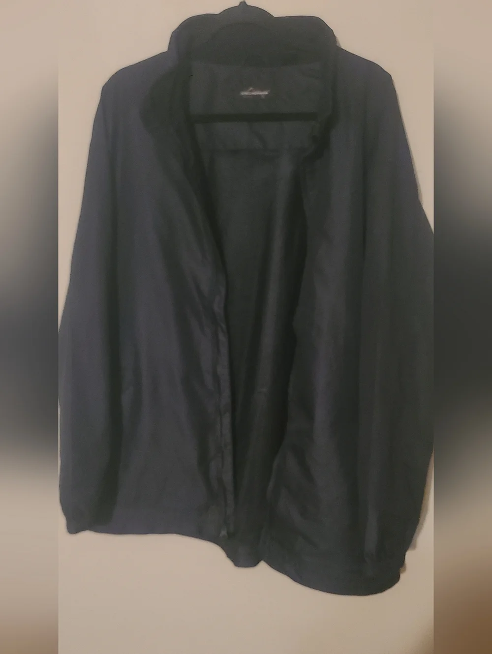 Greg Norman Collection XXL Black Jacket with Multicolor Shark Logo